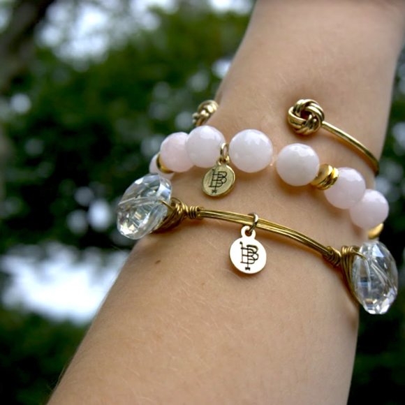 Bourbon & Bowties | Clear Crystal Chunky Bangle - Picture 5 of 8